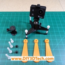 aranha perna b roll Câmera ficar pé tripé gopro vlogging 3d print model - Mito3D