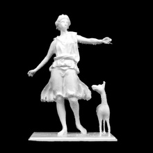 artemis cervi museo metropolitano arte york scansione 3d print model - Mito3D