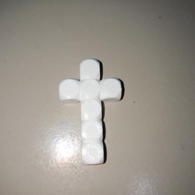 rounded cube cross 3d print model - Mito3D