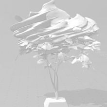 moses flaming bush 3d print model - Mito3D