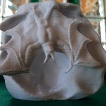 Höhle bat Garten Tier Tiere Modell Natur cavebat Fledermäuse 3d print model - Mito3D