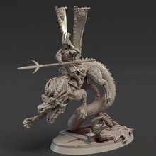 dragon cavalry 2 tabletop miniatures forge raider empire titan 3d print model - Mito3D