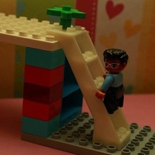 merdiven Lego Duplo uyumlu merdivenler 3d print model - Mito3D