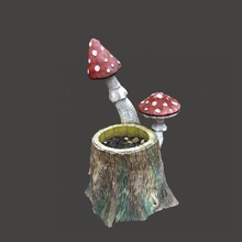mushrooms stump 3d print model - Mito3D