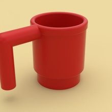 Lego Tasse Küche Spielzeug 3d print model - Mito3D