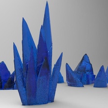 di-hydrogen crystals man's sky fantasy space miniature crystal nomanssky nms 3d print model - Mito3D