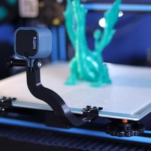 gopro attatch arm cr-10 bed creality cr10 cr10s ender3 ender3pro 3d print model - Mito3D