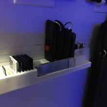 usb sd card holder desktop + wall mountable variants desk mount office shelf storage pc flash media 3d print model - Mito3D