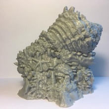 Wasser Koralle Terrain Hütte 28mm Tischplatte Rollenspiel Fantasie Kriegshammer Abenteuer dnd Pfadfinder streuen August Arcaneoctopuslab mcdaniel 3d print model - Mito3D