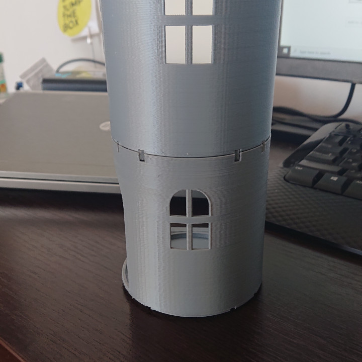 castle modular tower castel 3D print model - Mito3D