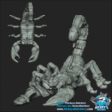 Riese Scorption Tischplatte Tier Monster montieren Haustier Rollenspiel Skorpion dnd 3d print model - Mito3D