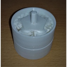 one-piece assembly stackable planetary gearbox no-assembly 3d print model - Mito3D