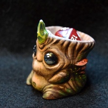 albero amico copacel creatura tazza miniatura Groot d pianta pentola dado titolare supporto treant succulenta 3d print model - Mito3D