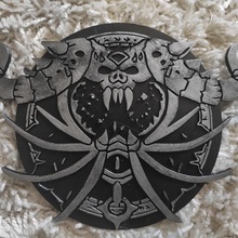 Hexenmeister Emblem Rune Spiel Spiele Krieg Warcraft Beeindruckend worldofwarcraft 3d print model - Mito3D