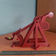 trabucco trigger magn tico catapulta giocattolo castello arma juego castillo juguete articulado brocca selvaggio assedio 3d print model - Mito3D