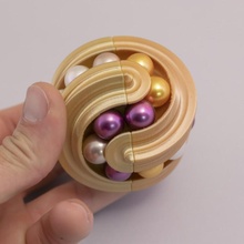 astrolabicon pro flux boutique Jeu Jeux aimant puzzle torsion marbre puzzles sphérique 3d print model - Mito3D