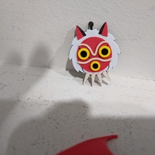 Prinzessin Mononoke Maske Farbe drucken 3d print model - Mito3D