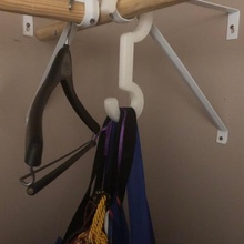 utility closet hook hanger organizer practical hangar f3d 3d print model - Mito3D
