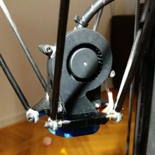 anycubic kossel 5015 fan holder 3d print model - Mito3D