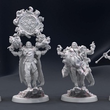 kehanet erkek masaüstü ejderhalar Zindanlar fantezi insan mini rpg karakter sihirbaz büyü minyatür büyücü 5e 3d print model - Mito3D