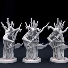 blighted ghoul tabletop demon creature dark dragons dungeons fantasy horror mini monster miniature evil d&d 5e 3d print model - Mito3D