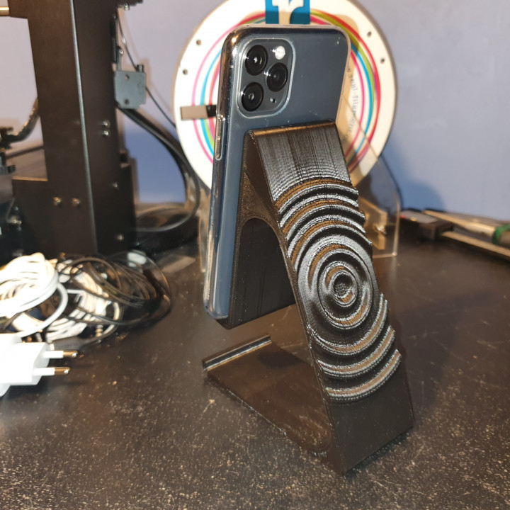 3d impresso ficar pé ampla formato Móvel telefones phone 3D print model - Mito3D