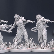giant female pose 2 tabletop dragons fantasy mini rpg miniature d&d 3e 5e dungeos 4e 3d print model - Mito3D
