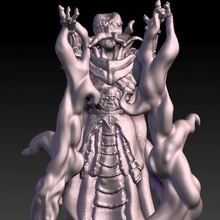 alhoon minflayer rpg miniatura Dungeons and Dragons minis dnd mindflayer dndmini 3d print model - Mito3D