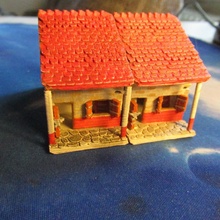 romain caserne bâtiment modèle échelle diorama fort 1 144 3d print model - Mito3D