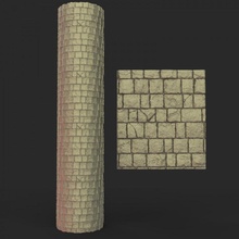 texture rolling pin 19 store miniatures terrain tabletop wargame scenery 3d print model - Mito3D