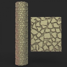 texture rolling pin 31 store 40k miniatures terrain warhammer tabletop wargame scenery 3d print model - Mito3D