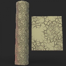 texture rolling pin 32 store 40k miniatures terrain wargames warhammer tabletop scenery 3d print model - Mito3D