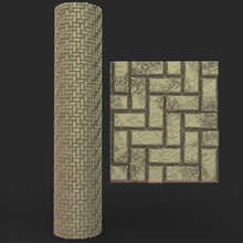 texture rolling pin 35 store 40k miniatures terrain wargames warhammer tabletop scenery 3d print model - Mito3D