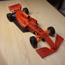 spe3dup 3d gedruckt f1 1 10 Spielzeuge Spiele Wagen Modell rc Formel Motorsport beschleunigen 3d print model - Mito3D