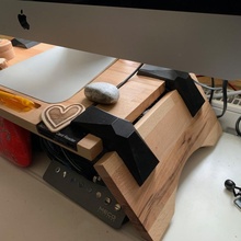 Verbinder 18 mm Bretter Holzarbeiten 3d print model - Mito3D