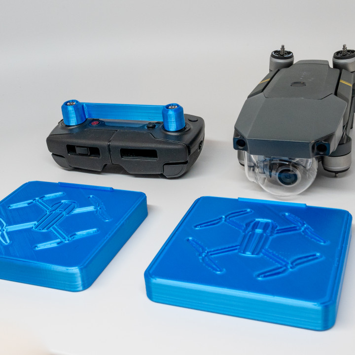 mavic pro propellor case design photography dji videography edc carrying 3D print model - Mito3D