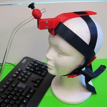 tête aiguille casco licornio accessibilité handicap communication 3d print model - Mito3D