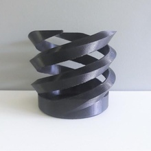 triple twisted case & garden holder pen design pot trunk 3d print model - Mito3D