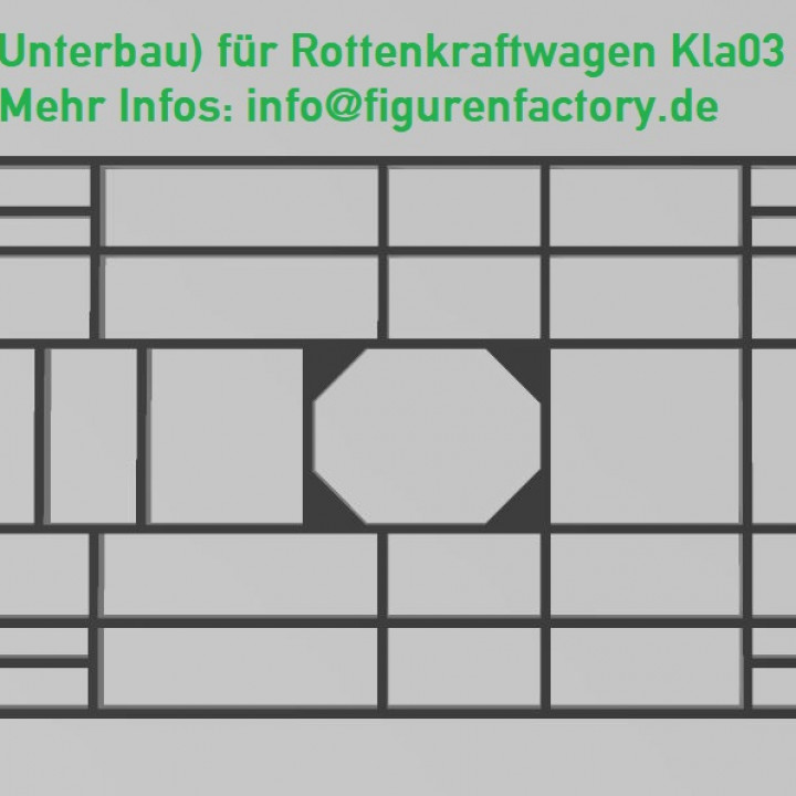 1 43 esqueleto Rottenkraftwagen kla03 und klv53 2 Modelleisenbahn Ferrovia 45 reclamar 03 klv 53 ferrovia federal trem Modellbahn Rottenwagen espora nulo 3D print model - Mito3D