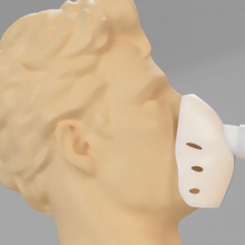 mascherina covid 19 accesibilidad máscara pla Italia tnt 2020 virus filtro papel coronavirus COVID antivirus gotas biodegradable forno saliva avellino 3d print model - Mito3D