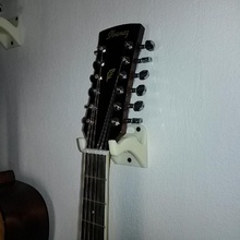 guitar wall mount pick shelf education holder music stand instruments plectrum 3d print model - Mito3D