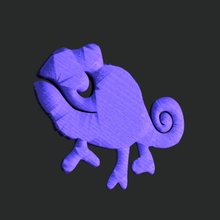 camaleón tope puerta llave cocina casa Tope laboratorio ideas 3d print model - Mito3D