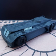 mini batman animated series batmobile prop vehicle 3d print model - Mito3D