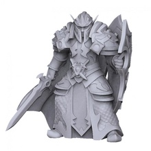 elf paladin masaüstü kılıç savaşçı minyatür Warcraft Sheld kanlı 3d print model - Mito3D
