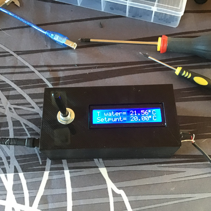case arduino + lcd relais gadgets & electronics 3D print model - Mito3D