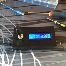 caso funda arduino + lcd relais artilugio electrónica 3d print model - Mito3D