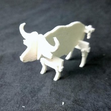 puzzled buffalo card toys & games toy 3d print model - Mito3D