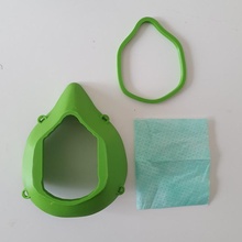 kovid maske değiştirilebilir filtre ulaşılabilirlik koruma toz koronavirüs 3d print model - Mito3D