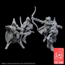 orman perisi okçular masaüstü okçu ejderhalar Warhammer yaş zindan dnd Sigmar Ageofsigmar kuru kafa 3d print model - Mito3D