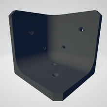 shelves support corner 3d print model - Mito3D
